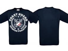 T-Hemd - Coastguard - s/w/r - navy/weiß - Motiv2 T-Hemd - Coastguard - s/w/r - navy/weiß - Motiv2