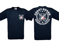 T-Hemd - Coastguard - s/w/r - navy/weiß - Motiv3 T-Hemd - Coastguard - s/w/r - navy/weiß - Motiv3