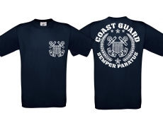 T-Hemd - Coastguard - navy/weiß - Motiv3 T-Hemd - Coastguard - navy/weiß - Motiv3