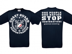 Frauen T-Shirt - Coastguard - s/w/r - navy/weiß - Motiv1 Frauen T-Shirt - Coastguard - s/w/r - navy/weiß - Motiv1