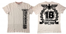 Premium Shirt - Division18 - Logo - weiß Premium Shirt - Division18 - Logo - weiß