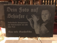Schieferplatte - Wunschmotiv Schieferplatte - Wunschmotiv