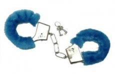 Plüschhandschellen Set - blau+++Nur wenige da+++ Plüschhandschellen Set - blau+++Nur wenige da+++