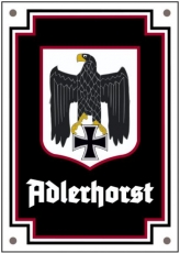 Emailleschild - Adlerhorst Emailleschild - Adlerhorst