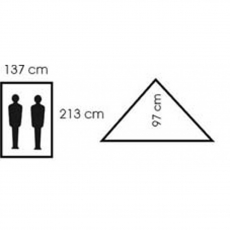 Zelt - Minipack - 2 Personen - woodland