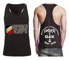 Muskelshirt/Tank Top Racer Back - Afrika Korps+++Einzelstück+++ Muskelshirt/Tank Top Racer Back - Afrika Korps+++Einzelstück+++