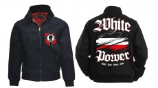 Harrington Jacke - bedruckt - schwarz - White Power Harrington Jacke - bedruckt - schwarz - White Power