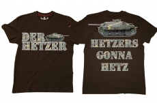 Premium Shirt - Der Hetzer - braun Premium Shirt - Der Hetzer - braun