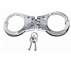 Handschellen - Security Carbonstahl Handschellen mit Gelenk Handschellen - Security Carbonstahl Handschellen mit Gelenk