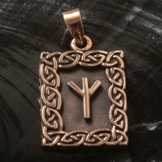 Runen Amulett - Elhaz - Bronze Runen Amulett - Elhaz - Bronze