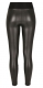 Frauen - Leggings - Leather High Waist - schwarz
