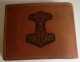 Leder Geldbeutel - Thors Hammer
