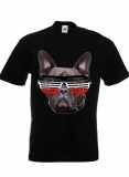 T-Hemd - Bulldogge - Brille - swr T-Hemd - Bulldogge - Brille - swr