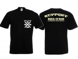 T-Hemd - Support Hilter - schwarz/weiß T-Hemd - Support Hilter - schwarz/weiß