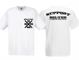 T-Hemd - Support Hilter - weiß/schwarz T-Hemd - Support Hilter - weiß/schwarz
