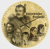 Wanduhr aus Glas - Freikorps Lützow Wanduhr aus Glas - Freikorps Lützow