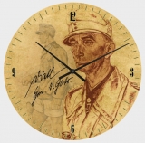 Wanduhr aus Glas - Gebirgsjäger+++NUR NOCH WENIGE DA+++ Wanduhr aus Glas - Gebirgsjäger+++NUR NOCH WENIGE DA+++