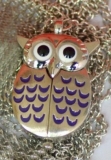 Taschenuhr - Eule - lila Taschenuhr - Eule - lila