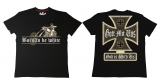 Premium Shirt - Born to be white - Biker - schwarz Premium Shirt - Born to be white - Biker - schwarz