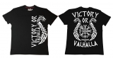 Premium Shirt - Victory or Valhalla - schwarz/weiß Premium Shirt - Victory or Valhalla - schwarz/weiß