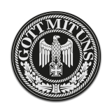 PVC Aufkleber - Gott mit uns PVC Aufkleber - Gott mit uns
