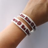 Silikon Armband - KKK - Weiß Silikon Armband - KKK - Weiß