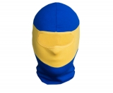 Sturmhaube - blau - gelb - blau Sturmhaube - blau - gelb - blau
