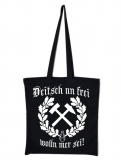 Stoffbeutel - Deitsch un Frei - schwarz Stoffbeutel - Deitsch un Frei - schwarz