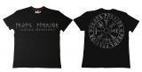 Premium Shirt - Aryan Warrior - Vegvisir Runenschrift - schwarz/silber Premium Shirt - Aryan Warrior - Vegvisir Runenschrift - schwarz/silber