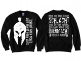 Pullover - Sparta - Schenkt Ihnen nichts - Nehmt Ihnen alles - schwarz/weiß Pullover - Sparta - Schenkt Ihnen nichts - Nehmt Ihnen alles - schwarz/weiß