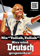 Nix Yallah,Yallah - Hier wird Deutsch gesprochen - Aufkleber Paket 100 Stück Nix Yallah,Yallah - Hier wird Deutsch gesprochen - Aufkleber Paket 100 Stück