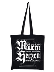 Stoffbeutel - Eiserner Löwe - Selbst wenn die alten Mauern zersplittern Stoffbeutel - Eiserner Löwe - Selbst wenn die alten Mauern zersplittern