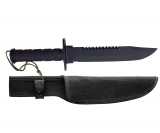 Überlebensmesser - Schwarz (115) Überlebensmesser - Schwarz (115)
