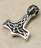 Silber Kettenanhänger - Thor Hammer fein - 925 Silber Silber Kettenanhänger - Thor Hammer fein - 925 Silber