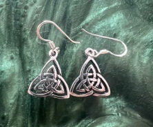 Ohrringe - Dreieckknoten - Sterlingsilber 1 Paar Ohrringe - Dreieckknoten - Sterlingsilber 1 Paar