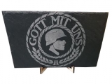 Schieferplatte - Gott mit uns Schieferplatte - Gott mit uns