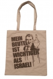 Stoffbeutel - Mein Beutel ist wichtiger als Israel - weiß Stoffbeutel - Mein Beutel ist wichtiger als Israel - weiß