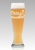 Weizen-Bierglas - Mit eurem Wunschmotiv Weizen-Bierglas - Mit eurem Wunschmotiv