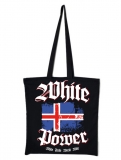 Stoffbeutel - White Power - Island - schwarz Stoffbeutel - White Power - Island - schwarz