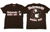 Premium Shirt - Wehrmacht, wieder mit? - braun Premium Shirt - Wehrmacht, wieder mit? - braun