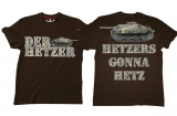 Premium Shirt - Der Hetzer - braun Premium Shirt - Der Hetzer - braun